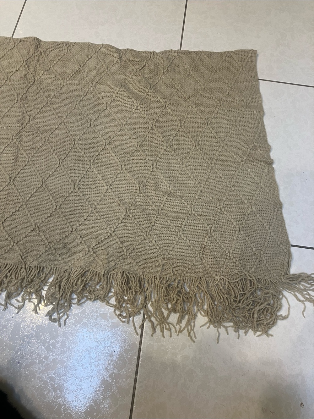 Beautiful, soft, handmade Waffle-Knit Throw Blanket - Cozy Home Bedding